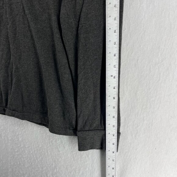 Polo Ralph Lauren Sweater Mens L Gray Long Sleeve V-Neck Pullover Casual Preppy - Picture 4 of 12
